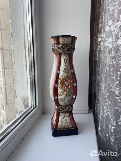 Ваза для цветов большая шикарная