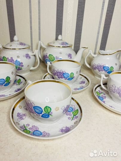 Чайные пары Вербилки СССР Посуда