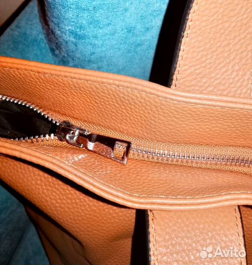 Новая кожаная женская бизнес-сумка