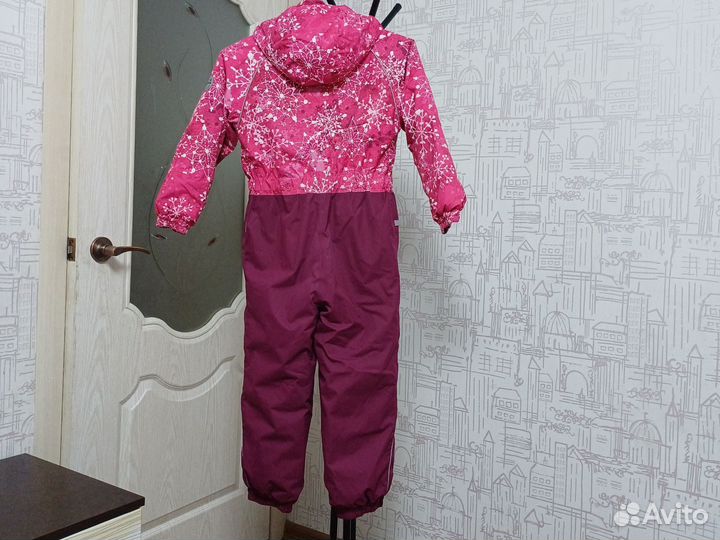 Зимний комбинезон для девочки, размер 128