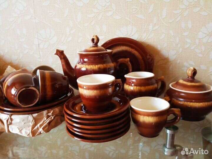 Кофейный сервиз фаянс зик Конаково СССР