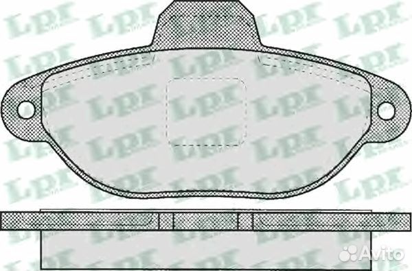 05P1191 Комплект тормозных колодок