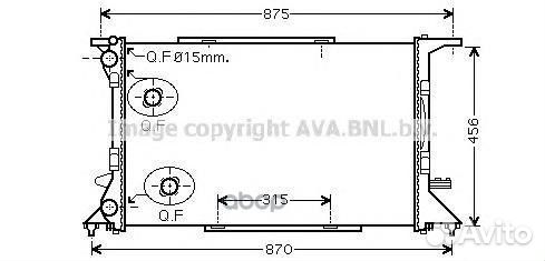 AI2306 Радиатор audi A4/A5/Q5 1.8-2.0/3.0TD 07