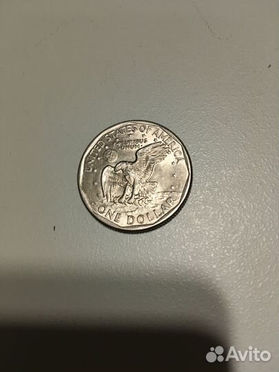 Монета one dollar 1 доллар usa США 1979г