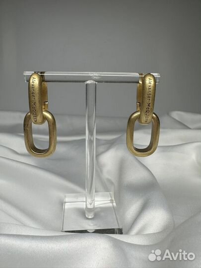 Alexander mcqueen серьги трансформеры