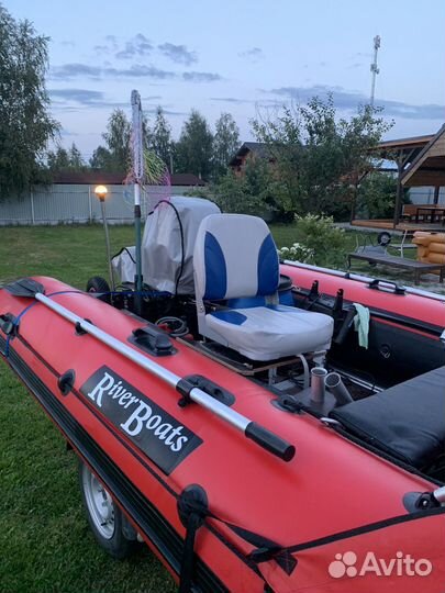 Лодка пвх RiverBoats RB 410 с мотором и прицепом