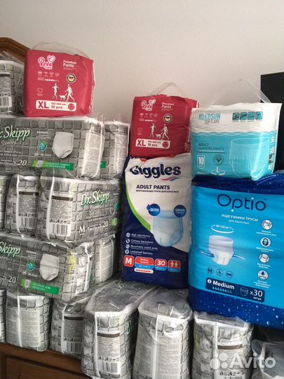 Трусы-подгузники памперсы M L XL для взрослых