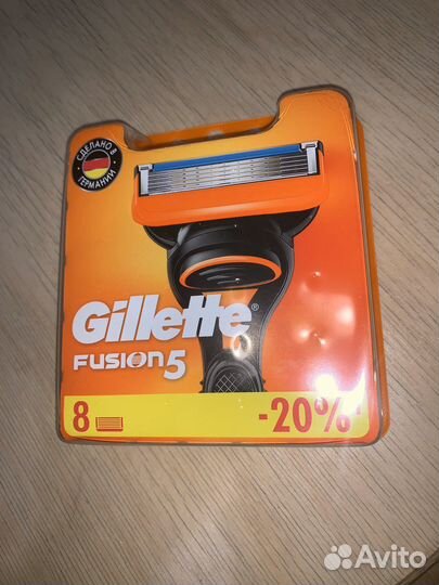 Оригинал Gillete Fusion 5, 8 шт