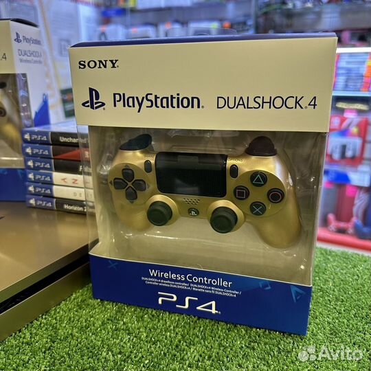 Sony Ps4 slim Gold 6 игр + 2 геймпада