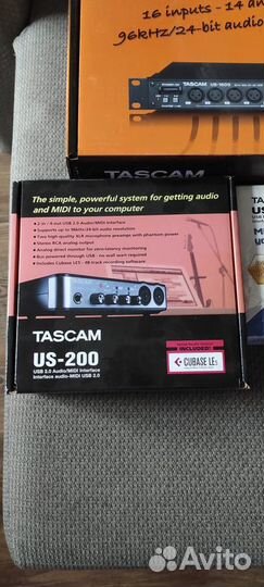 Внешняя звук. карта Tascam US-100, US-125M, US-200