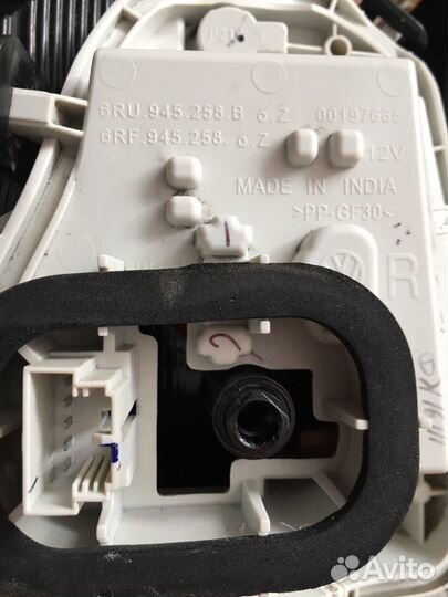 Фонарь задний правый volkswagen polo sedan 2016 г