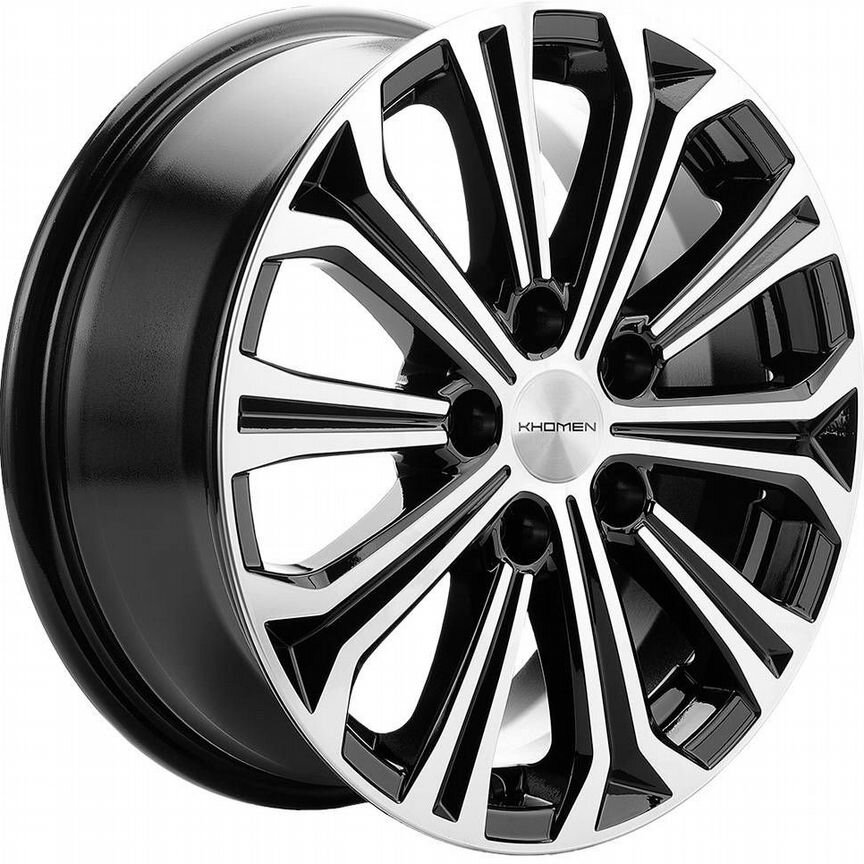 Диски Khomen KHW1610 6.5x16 5x114.3 ET46 D67.1 Black-FP