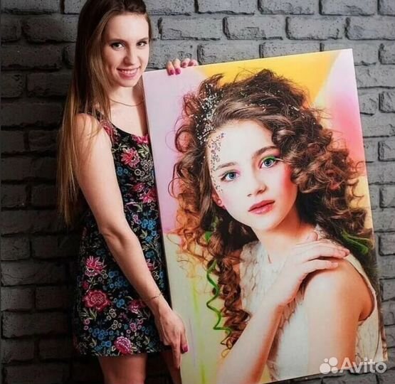 Портрет на холсте 40х60