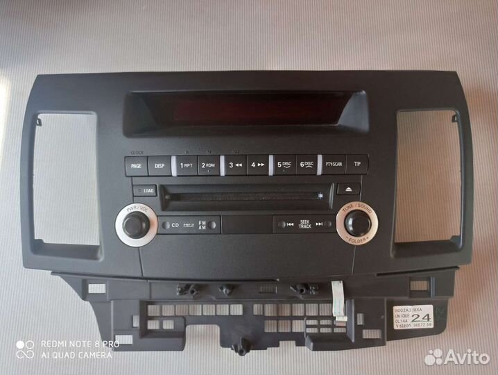 Автомагнитола Mitsubishi Lancer X (оригинал)