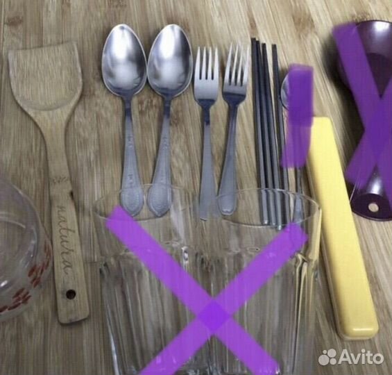 Кухонная утварь тарелки кухонные приборы
