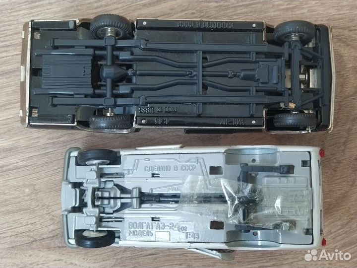 Модели СССР 1:43 Волга медпомощь 2402 и ЗИЛ 117