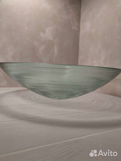 Ваза стеклянная IKEA (диаметр 40см)