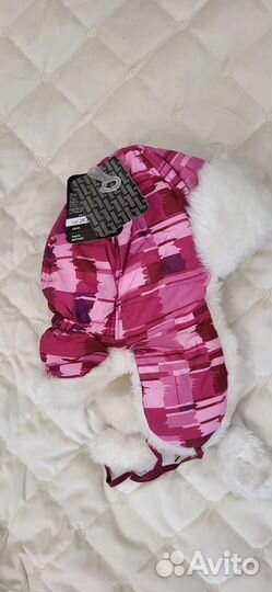 Зимняя шапка для девочки 56