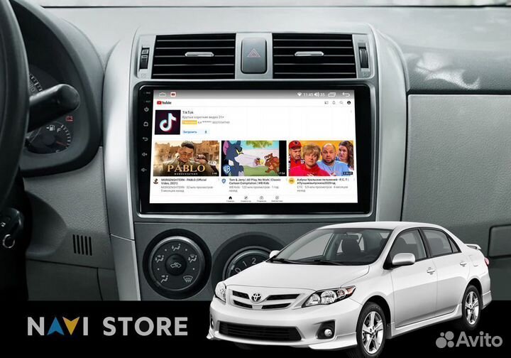 Магнитола Android Toyota Corolla 2006-2013 2/32Gb