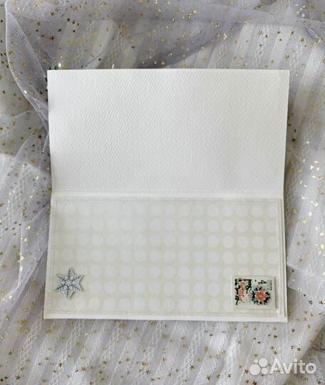 Новогодний конверт ручной работы