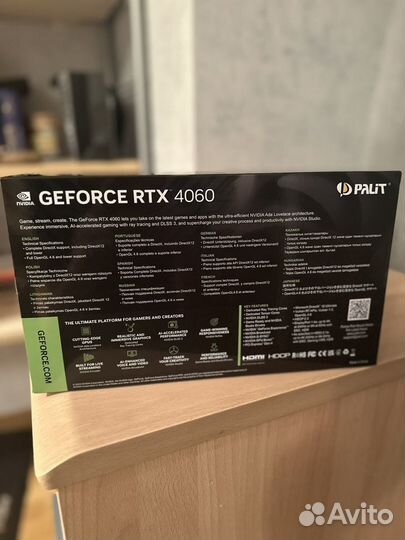 Видеокарта Palit GeForce RTX 4060 StormX