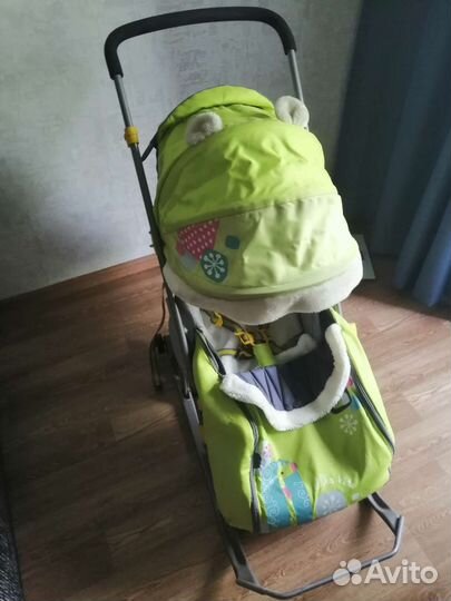 Детские санки коляска