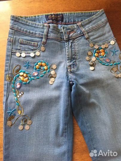 Джинсы, бриджи, капри для девочки