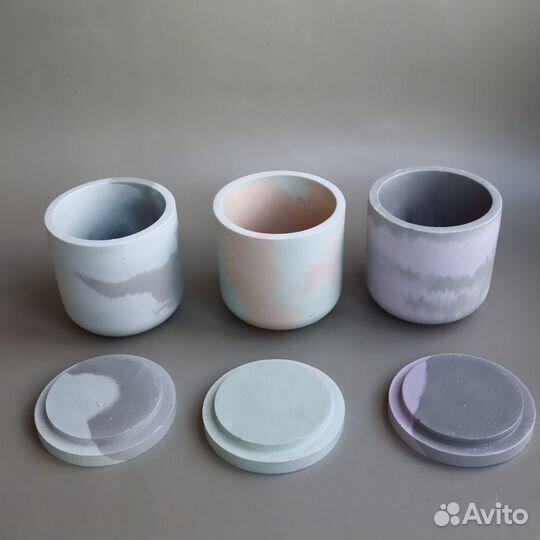 Гипсовый подсвечник