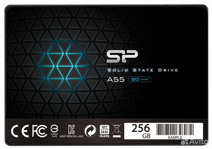 Жесткие диски и SSD Silicon power SP256gbss3A55S25