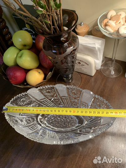 Салатник хрустальный СССР