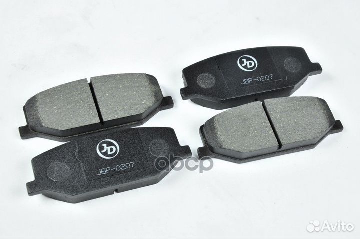 Колодки тормозные, передние D9000 JBP0207 Just