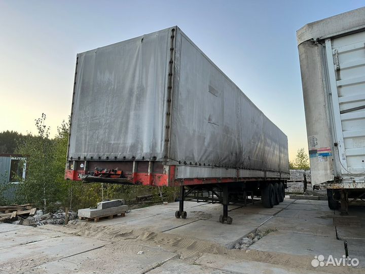 Полуприцеп бортовой Krone SD 24, 1990