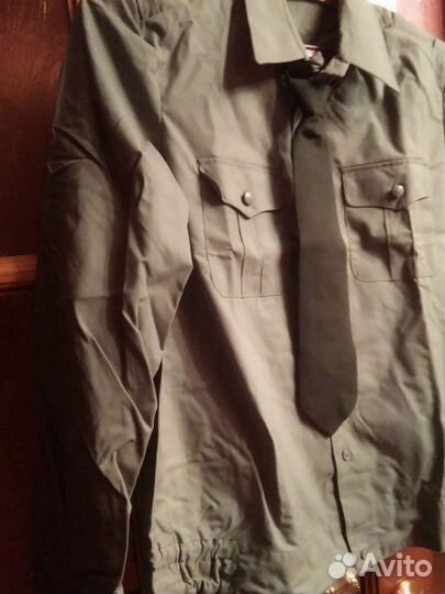 Рубашка форменная военнослужащих с галстуком