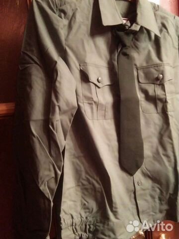 Рубашка форменная военнослужащих с галстуком