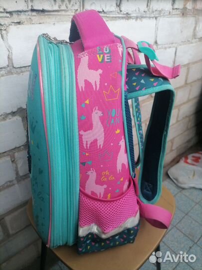 Школьный портфель ранец рюкзак Llama Queen Erhaft