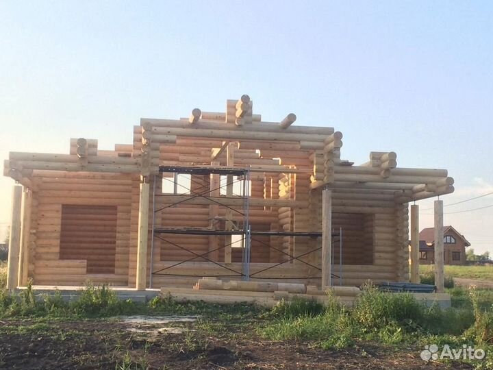 Сборка срубов
