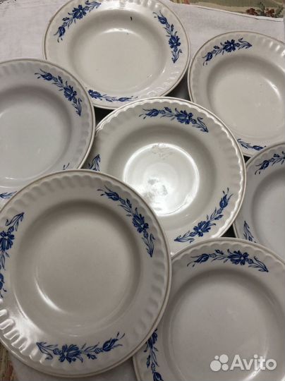 Фарфоровые тарелки зик