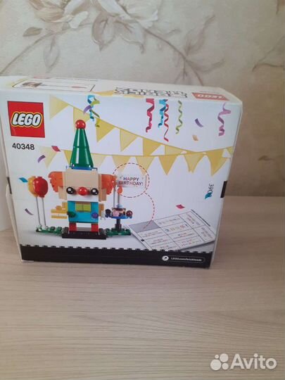 Lego сувенирный набор клоун на день рождения
