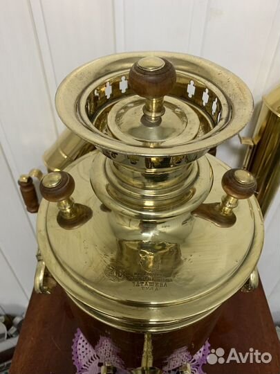 Самовар угольный на дровах 5-6 л Медали