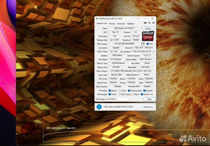 RX 5700 XT (RTX 3060) отличная видеокарта