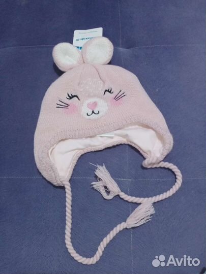 Шапка для девочки новая 44-46