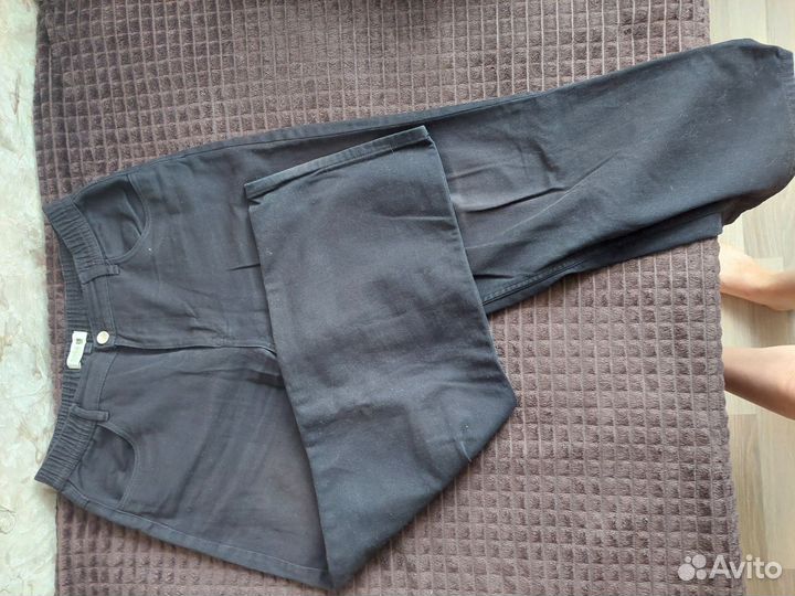 Джинсы женские широкие