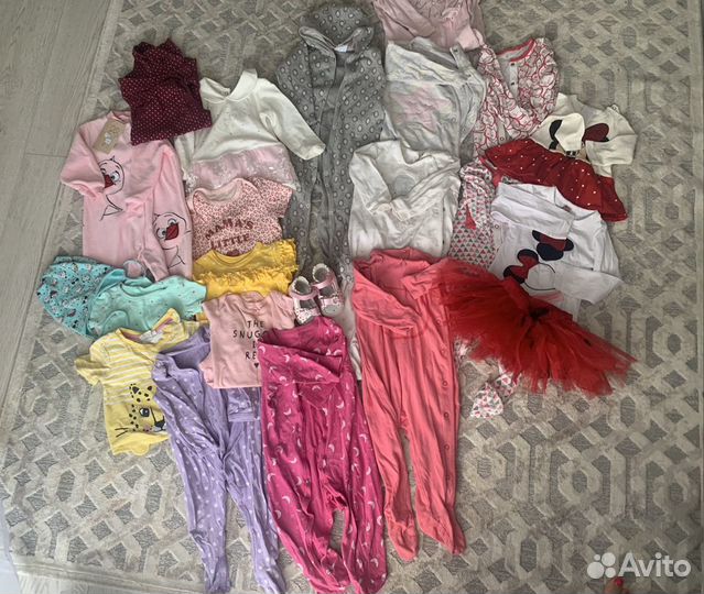 Вещи пакетом на девочку с рождения