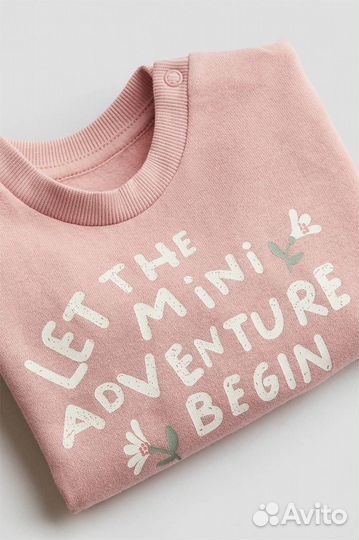 Свитшот весенний для девочки H&M 68,74,80,86,92