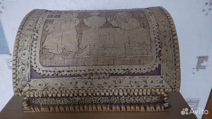 Хлебница из бересты