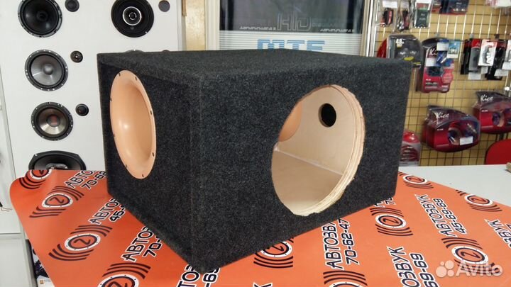 Короб для сабвуфера с раскрывом