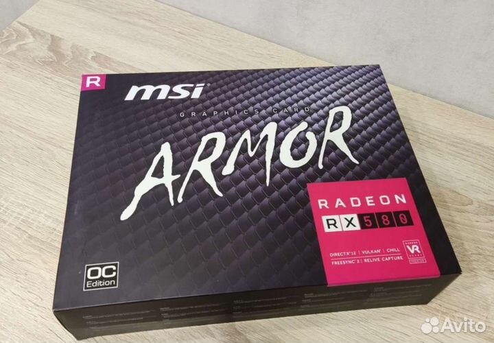 Видеокарта Rx 580 4 gb