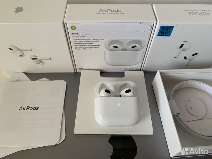Наушники AirPods 3 Premium+ (чехол и доставка)