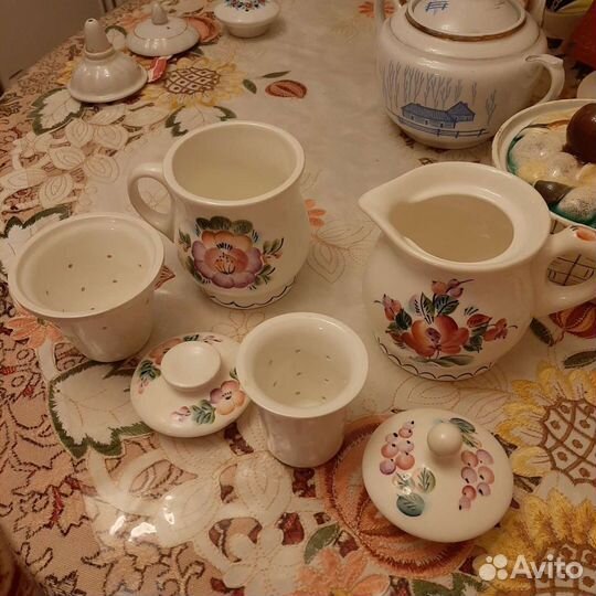 Чайно кофейная посуда СССР, Англия, костяной фарфо