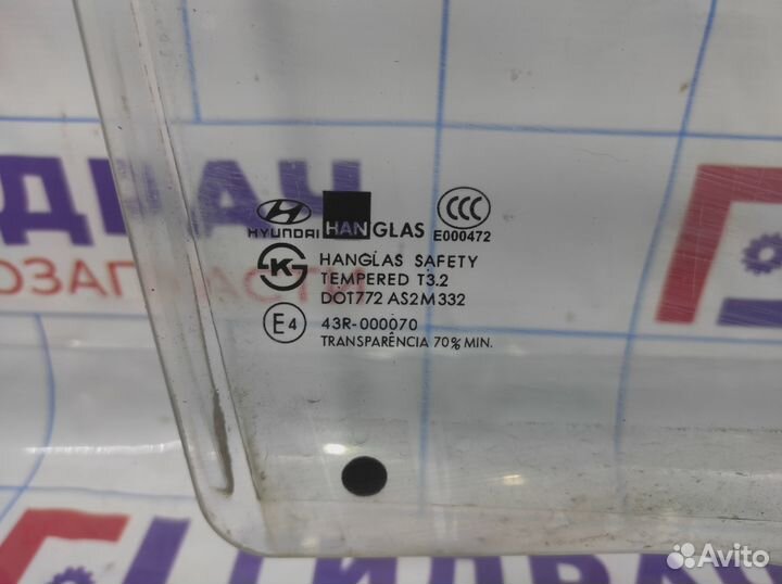 Стекло двери передней правой Hyundai Getz 82420-1C